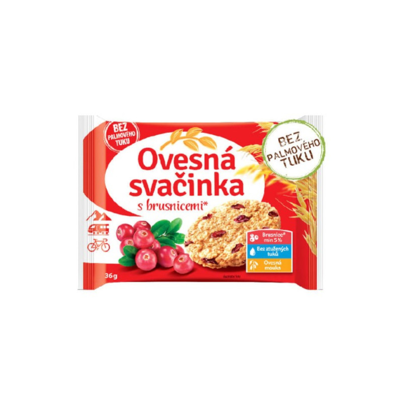 Ovesná svačinka BRUSINKA 36g Fammilky 5